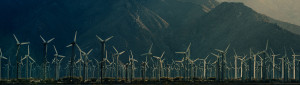 Large wind farm to illustrate energy market