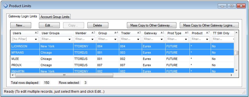 Product Limits Overview | Trading Technologies